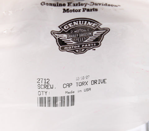 Harley-Davidson Torx Drive Cap Screw Part Number - 2712