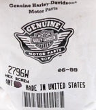 Genuine Harley-Davidson Hex Screw Part Number - 2796W (Pack of 2)