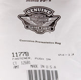 Genuine Harley-Davidson Fastener, Push In Part Number - 11778