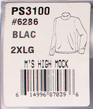 Pepper Skins Men's High Mock 2X-Large PN PS3100