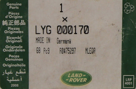 Genuine Land Rover Screw Part Number - LYG000170