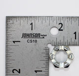 Grade 2 Castle Nut Part Number - 7843 (Pack Of 2) For Harley-Davidson