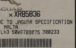 Genuine Jaguar Sealing Ring Part Number - XR85836