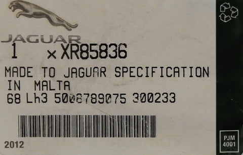Genuine Jaguar Sealing Ring Part Number - XR85836