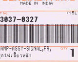 Genuine Kawasaki Signal Lamp Assembly Part Number - 23037-0327
