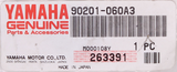 Genuine Yamaha Plate Washer Part Number - 90201-060A3-00