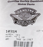 Genuine Harley-Davidson Hex Screw (Pack Of 4) Part Number - 1031M