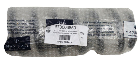 Maserati Front Suspension Helical Spring PN 673006850