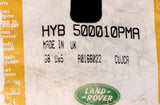 Genuine Land Rover Threaded Plug Part Number - HYB500010PMA