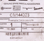Pastiglia Calibrated Pad PN CM144323