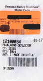 Genuine Harley-Davidson Wind Deflector Plug Part Number - 12100034