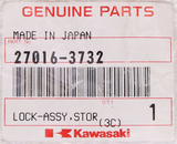 Genuine Kawasaki Latch Assembly Part Number - 27016-3732