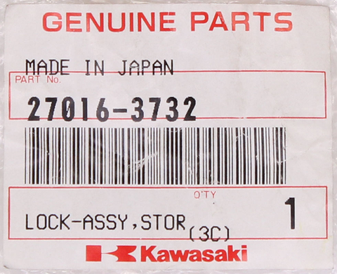 Genuine Kawasaki Latch Assembly Part Number - 27016-3732
