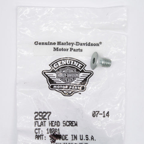 Harley-Davidson Flat Head Screw Part Number - 2927