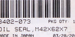 Oil Seal Part Number - 3402-073 For Suzuki