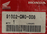 Genuine Honda Connecting Bearing Part Number - 91002-GW0-008