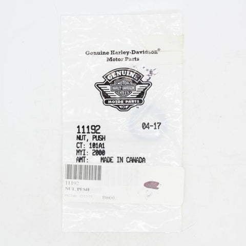 Push Nut Part Number - 11192 (Pack Of 2) For Harley-Davidson