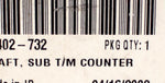 Sub T/M Counter Shaft Part Number - 3402-732 For Arctic Cat