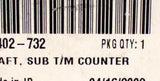 Sub T/M Counter Shaft Part Number - 3402-732 For Arctic Cat