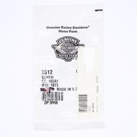 Harley-Davidson Screw Part Number - 2612