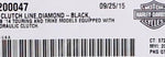 Genuine Harley-Davidson HYD Clutch Line, Diamond, Black Part Number - 37200047
