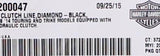 Genuine Harley-Davidson HYD Clutch Line, Diamond, Black Part Number - 37200047