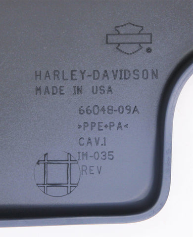 Harley-Davidson Red/Black Right Side Cover Part Number - 66048-09A