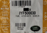 Genuine Land Rover Washer Part Number - IYF500030