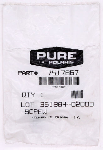 Genuine Polaris Screw (PACK of 3) Part Number - 7517867