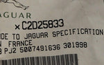 Genuine Jaguar Retaining Clip Part Number - C2D25833