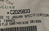 Genuine Jaguar Retaining Clip Part Number - C2D25833