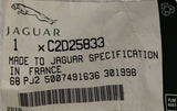 Genuine Jaguar Retaining Clip Part Number - C2D25833
