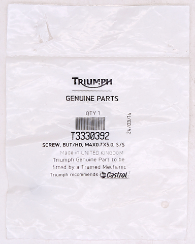 Triumph Screw PN T3330392