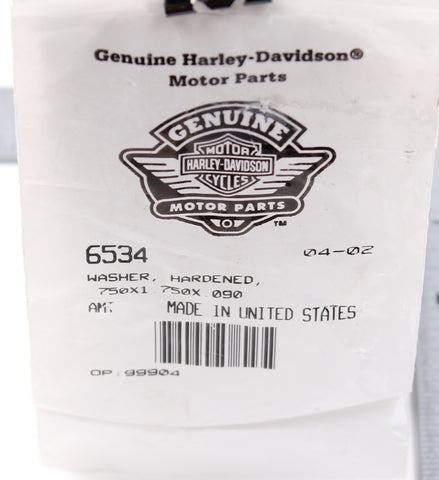 Harley-Davidson Hardened Washer Part Number - 6534