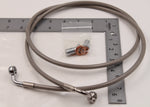 Braided Stainless Brake Line Kit Part Number - 1741-4193 For Harley-Davidson