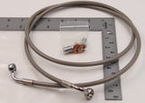 Braided Stainless Brake Line Kit Part Number - 1741-4193 For Harley-Davidson