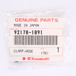 Kawasaki 92170-1091 Hose Clamp Nos Pn92170-1091