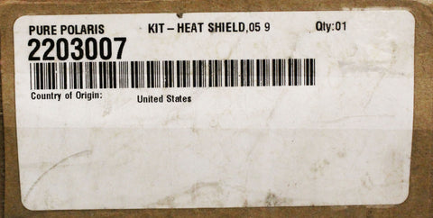 Genuine Polaris Heat Shield Kit Part Number - 2203007