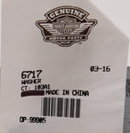 Genuine Harley-Davidson Washer Part Number - 6717 (Pack of 4)