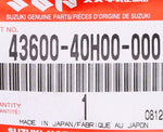Genuine Suzuki Footrest Assembly Part Number - 43600-40H00