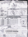Ski-Doo Adjustment Decal PN 516002616