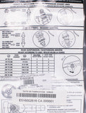 Ski-Doo Adjustment Decal PN 516002616