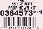 Genuine OMC Propeller Hardware Part Number - 384573