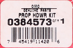 Genuine OMC Propeller Hardware Part Number - 384573
