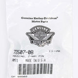 Harley-Davidson 2-Way Pin Housing Part Number - 72607-08