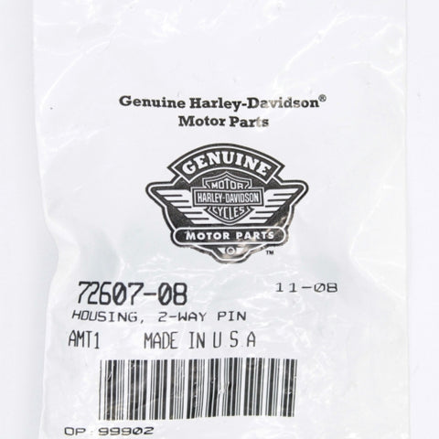 Harley-Davidson 2-Way Pin Housing Part Number - 72607-08