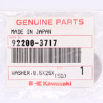 Kawasaki 92200-3717 Washer 8.5X25X1.5 Nos Pn92200-3717