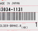 Genuine Kawasaki Brake Holder, Rear Part Number - 43034-1131
