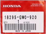 Honda Collar (5MM) Part Number - 18295-GW0-920