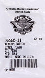 Genuine Harley-Davidson Flash Switch Lites Key Cap Part Number - 72935-11